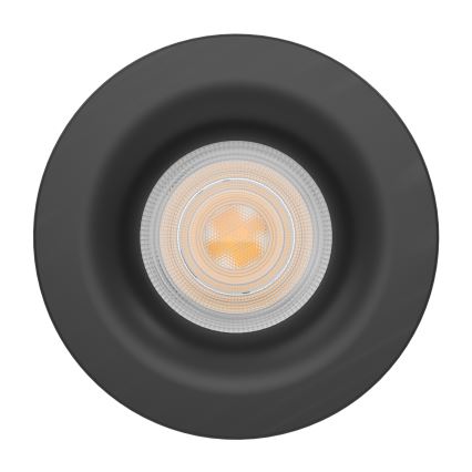 Eglo - LED vonios įleidžiamasis šviestuvas LED/4,9W/230V 2700/4000/6500K Ø 8,8 cm IP65 juodas