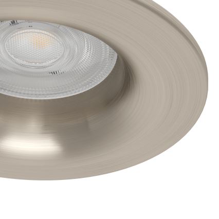 Eglo - Komplektas 3x LED vonios įleidžiamas šviestuvas LED/4,9W/230V 2700/4000/6500K Ø 8,8 cm IP65 matinis chromas