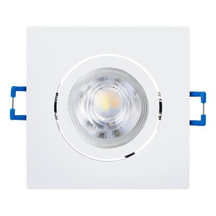 Eglo - komplektas 3 vnt. reguliuojamų įleidžiamų LED šviestuvų LED/4,8 W/230 V 8,8x8,8 cm, balti