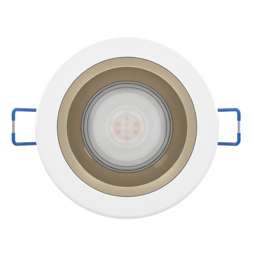 Eglo - dimeriuojamas LED vonios įleidžiamas šviestuvas LED/4,8W/230V 2700/4000/6500K IP44 balta/auksinė