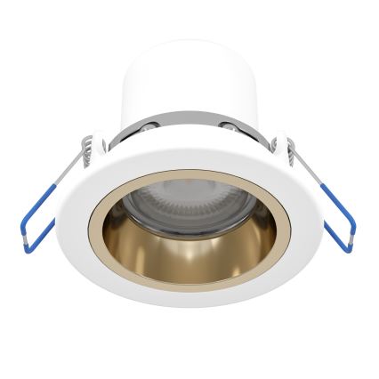 Eglo - LED RGBW dimeriuojamas vonios įmontuojamas lubinis šviestuvas LED/4,8W/230V 2700-6500K IP44 baltas/auksinis