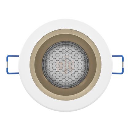 Eglo - LED RGBW dimeriuojamas vonios įmontuojamas lubinis šviestuvas LED/4,8W/230V 2700-6500K IP44 baltas/auksinis