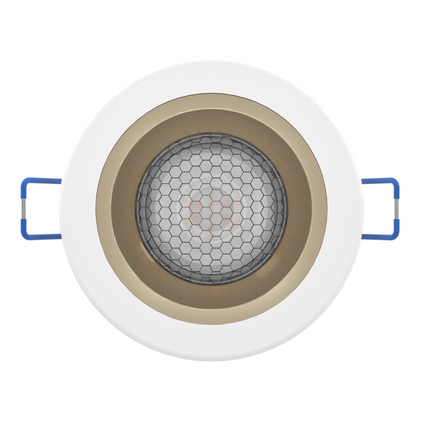 Eglo - LED RGBW dimeriuojamas vonios įmontuojamas lubinis šviestuvas LED/4,8W/230V 2700-6500K IP44 baltas/auksinis