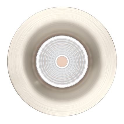 Eglo - KOMPLEKTAS 3x reguliuojami įleidžiami LED šviestuvai LED/6,4W/230V, skersmuo 8,8 cm, matinio chromo