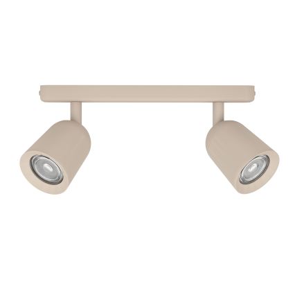 Eglo - Taškinis šviestuvas 2xGU10/10W/230V smėlio spalvos
