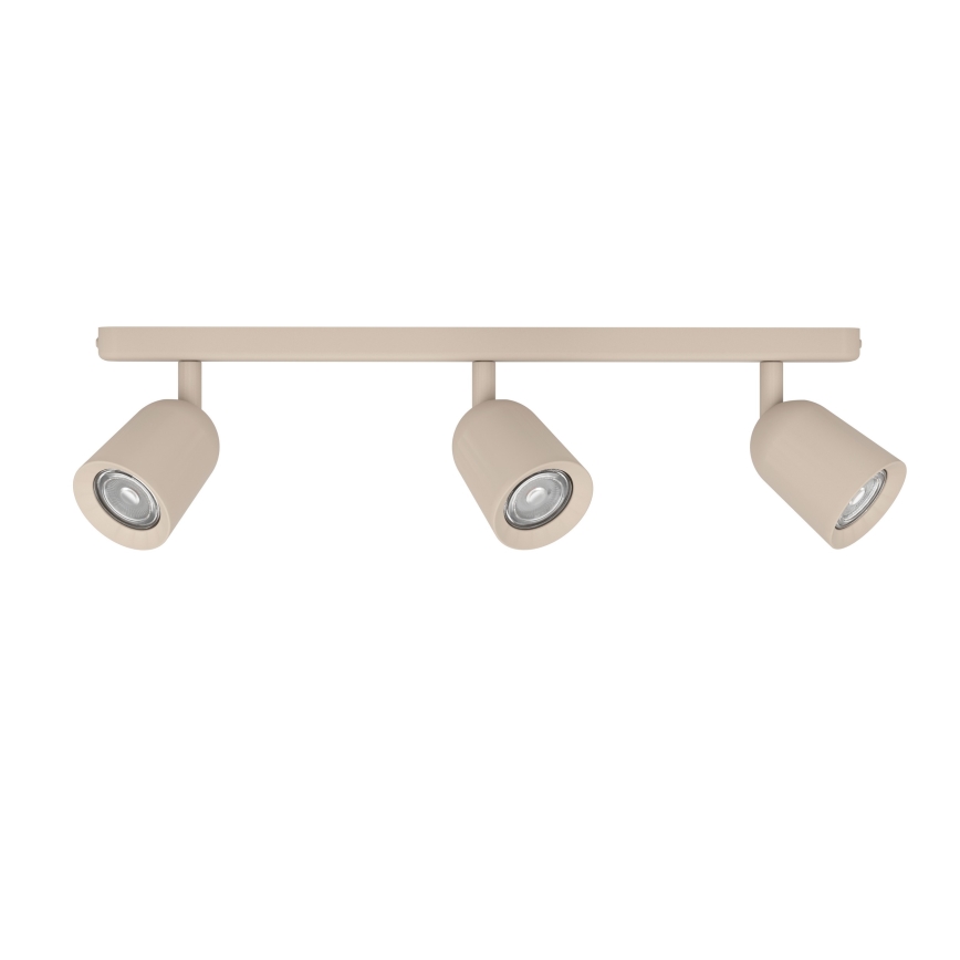 Eglo - Taškinis šviestuvas 3xGU10/10W/230V smėlio spalvos