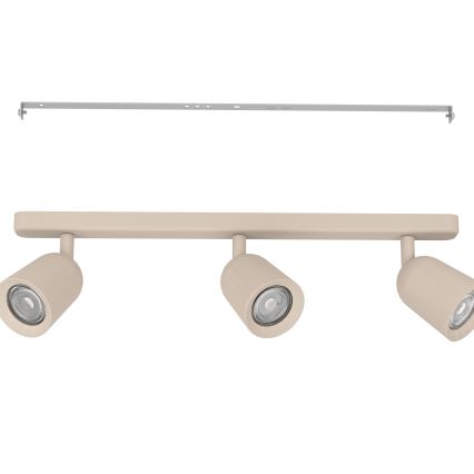 Eglo - Taškinis šviestuvas 3xGU10/10W/230V smėlio spalvos