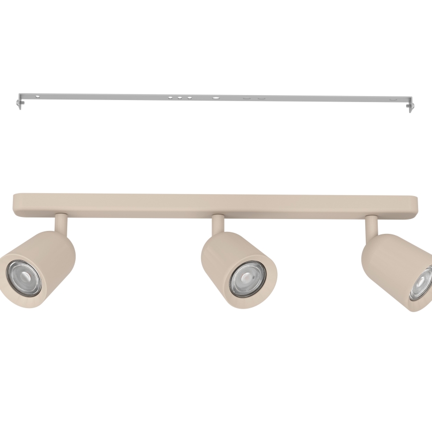 Eglo - Taškinis šviestuvas 3xGU10/10W/230V smėlio spalvos