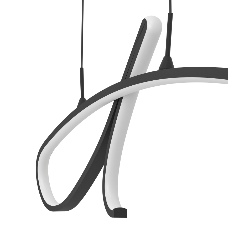 Eglo - pakabinama LED liustra su laidu LED/20W/230V 2700/4000/6500K juoda