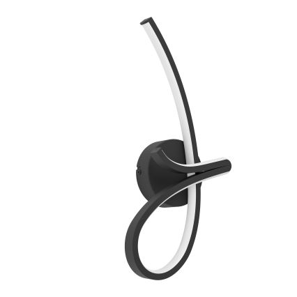 Eglo - LED sieninis šviestuvas LED/12W/230V 2700/4000/6500K juodas