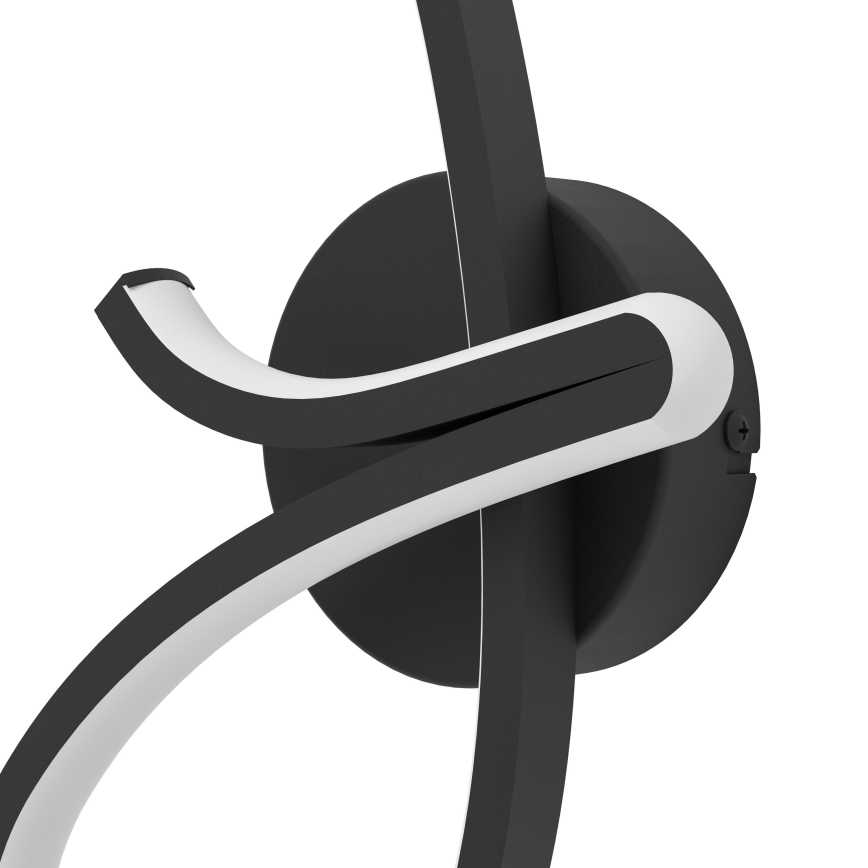 Eglo - LED sieninis šviestuvas LED/12W/230V 2700/4000/6500K juodas