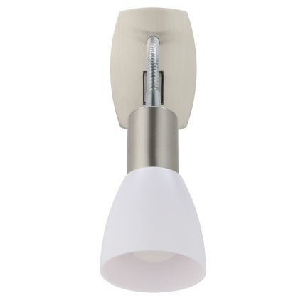 Eglo - sieninis kištukinis šviestuvas 1xE14/5W/230V matinis chromas