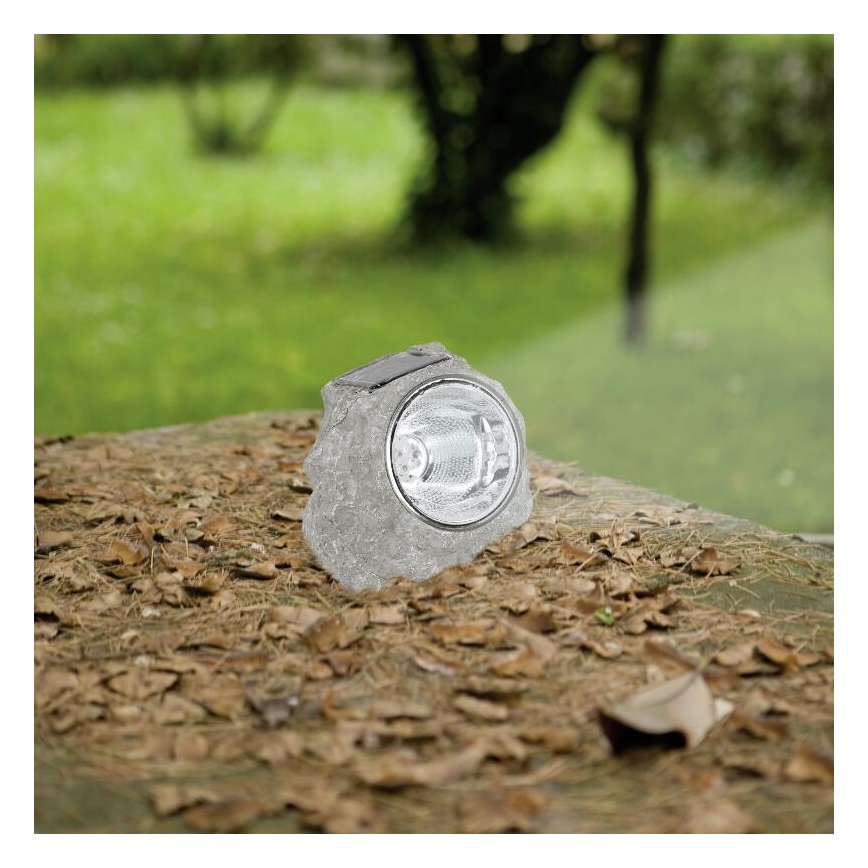Eglo 90494 - Saulės energija įkraunamas akmeninis šviestuvas 4xLED/0,06W/1xAA IP44