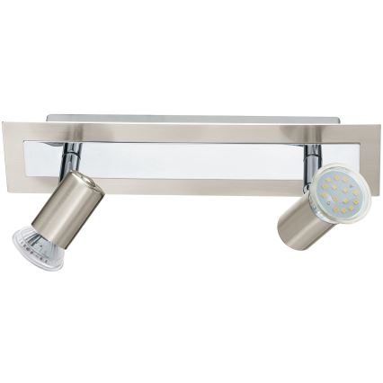 EGLO - Sieninis lubų šviestuvas 2xGU10/LED/3W