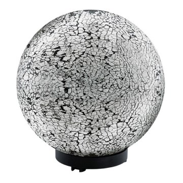 EGLO 91638 - Mažas lauko šviestuvas TERRALUNA 1 1xE27/18W juodas/baltas