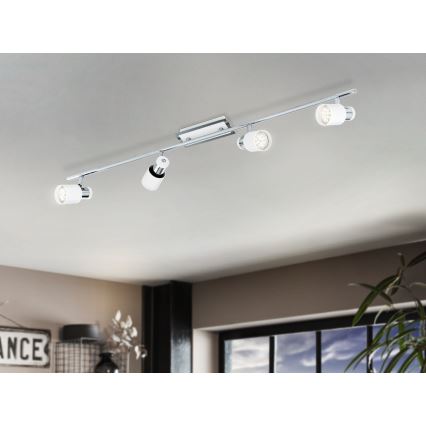 Eglo - Akcentinis LED šviestuvas 4xGU10-LED/5W/230V