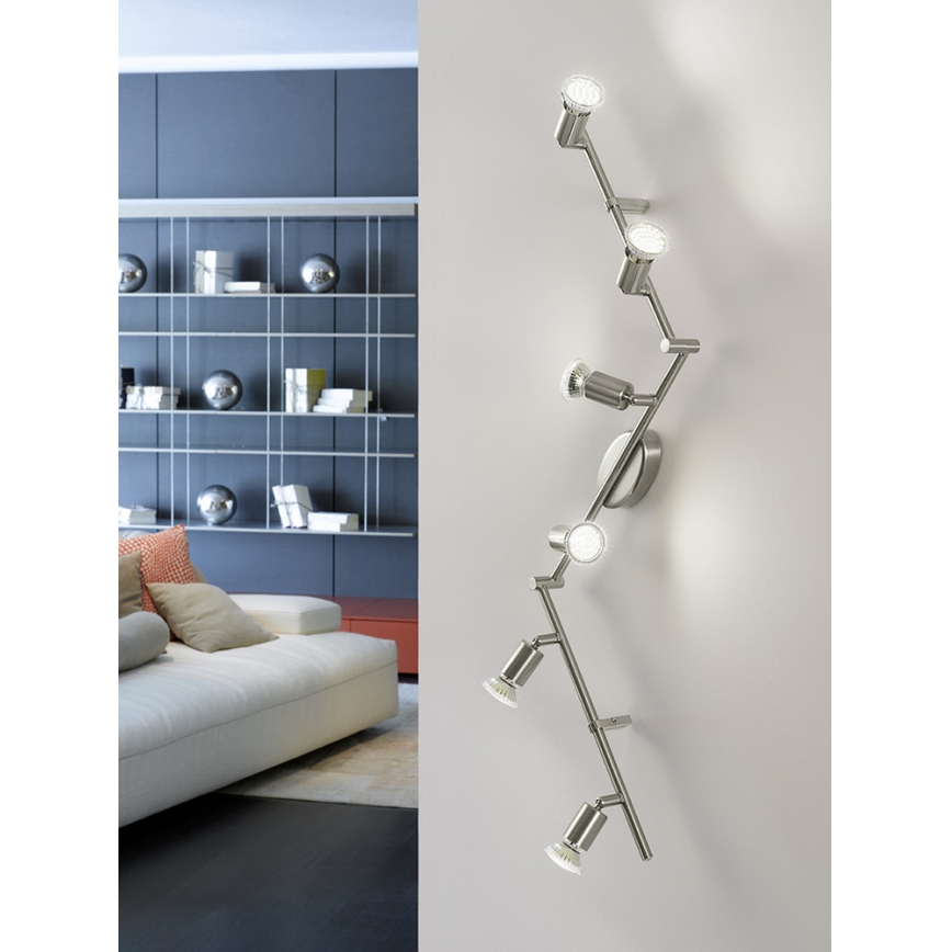 Eglo - LED akcentinis šviestuvas 6xGU10-LED/2,8W/230V