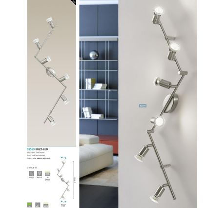 Eglo - LED akcentinis šviestuvas 6xGU10-LED/2,8W/230V