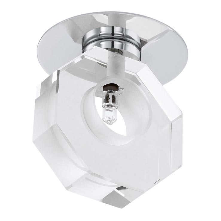 Eglo 92677 - šviesos reguliavimas įleidžiamas Akcentinis šviestuvas TORTOLI 1xG4/20W/230V