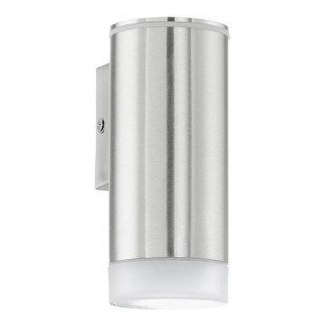 EGLO 92735 - LED sieninis lauko šviestuvas RIGA 1xGU10/2,5W IP44