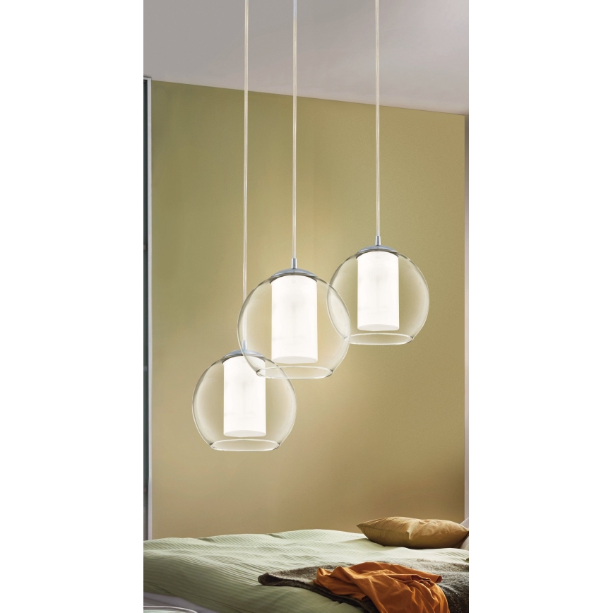 Eglo 92762 - pakabinamas šviestuvas BOLSANO, 3x E27/60W