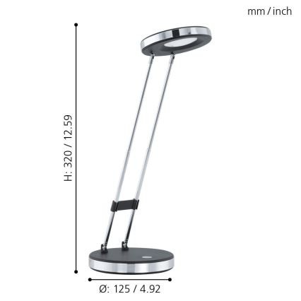 Eglo - LED stalo šviestuvas LED/3W/230V