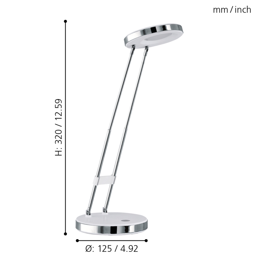 Eglo 93077 - LED stalo šviestuvas GEXO LED/3W/230V