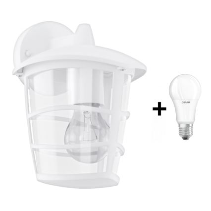 Eglo - Sieninis LED lauko šviestuvas 1xE27/8,5W/230V IP44