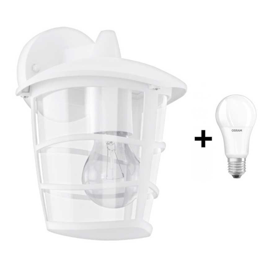 Eglo - Sieninis LED lauko šviestuvas 1xE27/8,5W/230V IP44