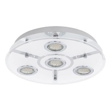 EGLO 93107 - Lubinis LED šviestuvas CABO 4xGU10/3W LED