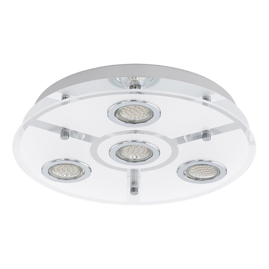 EGLO 93107 - Lubinis LED šviestuvas CABO 4xGU10/3W LED