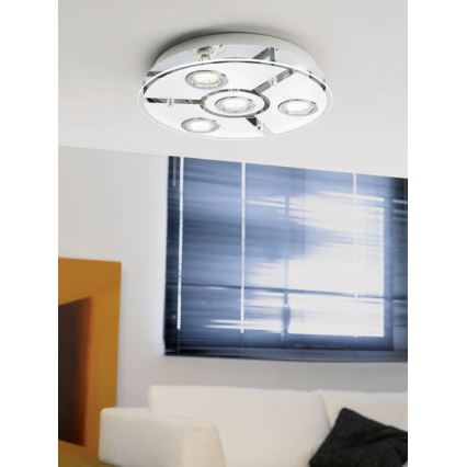 EGLO 93107 - Lubinis LED šviestuvas CABO 4xGU10/3W LED