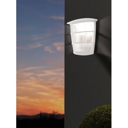 Eglo - Sieninis LED lauko šviestuvas 1xE27/8,5W/230V IP44