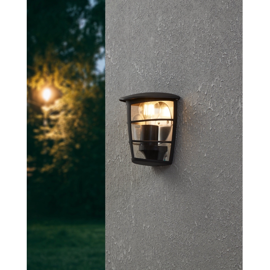 Eglo - Sieninis lauko šviestuvas 1xE27/60W/230V IP44