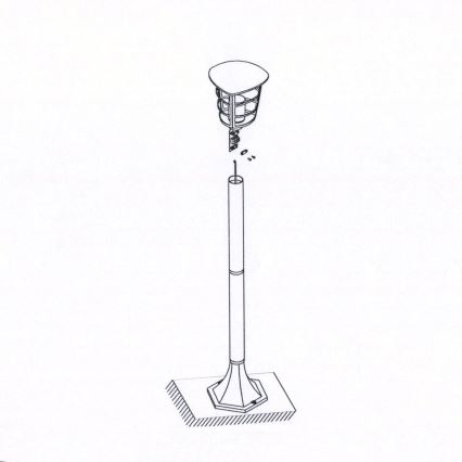 Eglo - LED lauko šviestuvas E27/8,5W/230V IP44