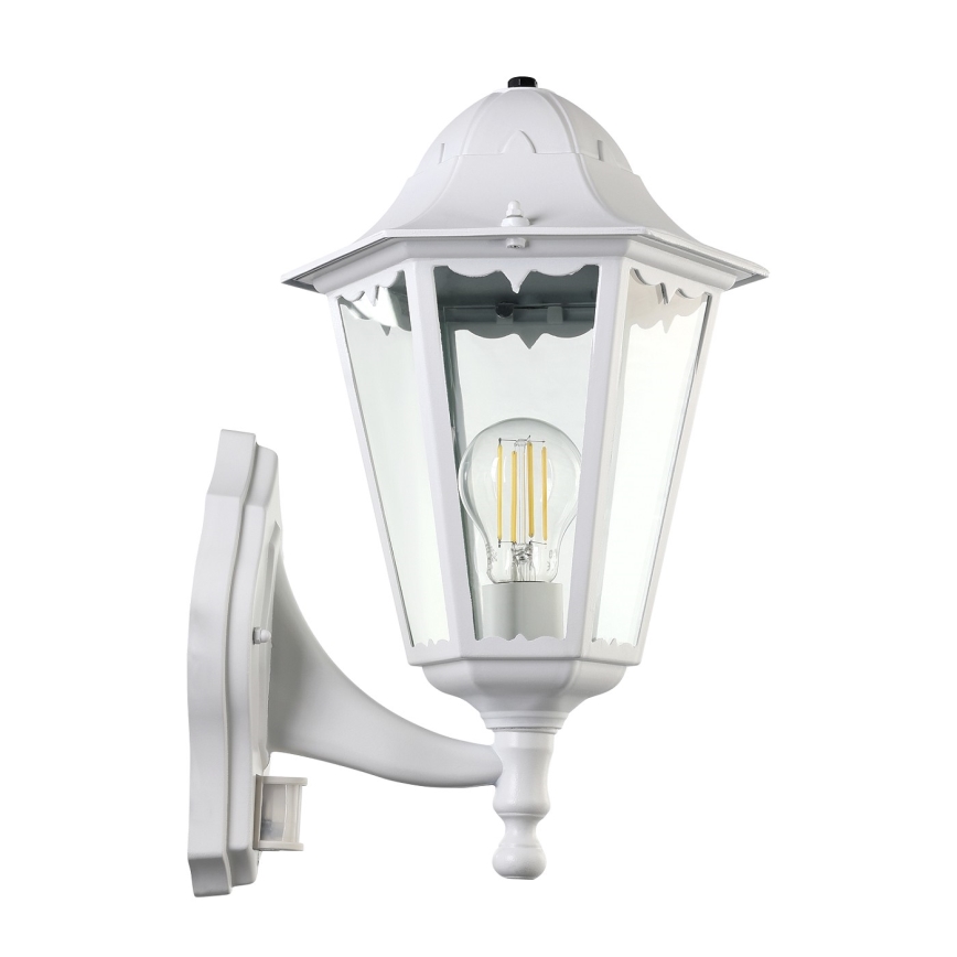Eglo - Sieninis lauko šviestuvas su jutikliu 1xE27/60W/230V