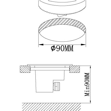 Eglo - LED Lauko įvažiavimo šviestuvas LED/2,5W/230V IP67