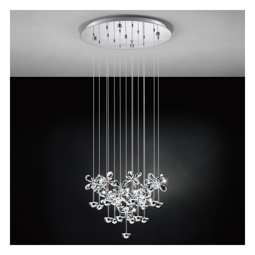 Eglo 93662 - LED Pakabinamas sietynas PIANOPOLI 15xLED/2,5W/230V