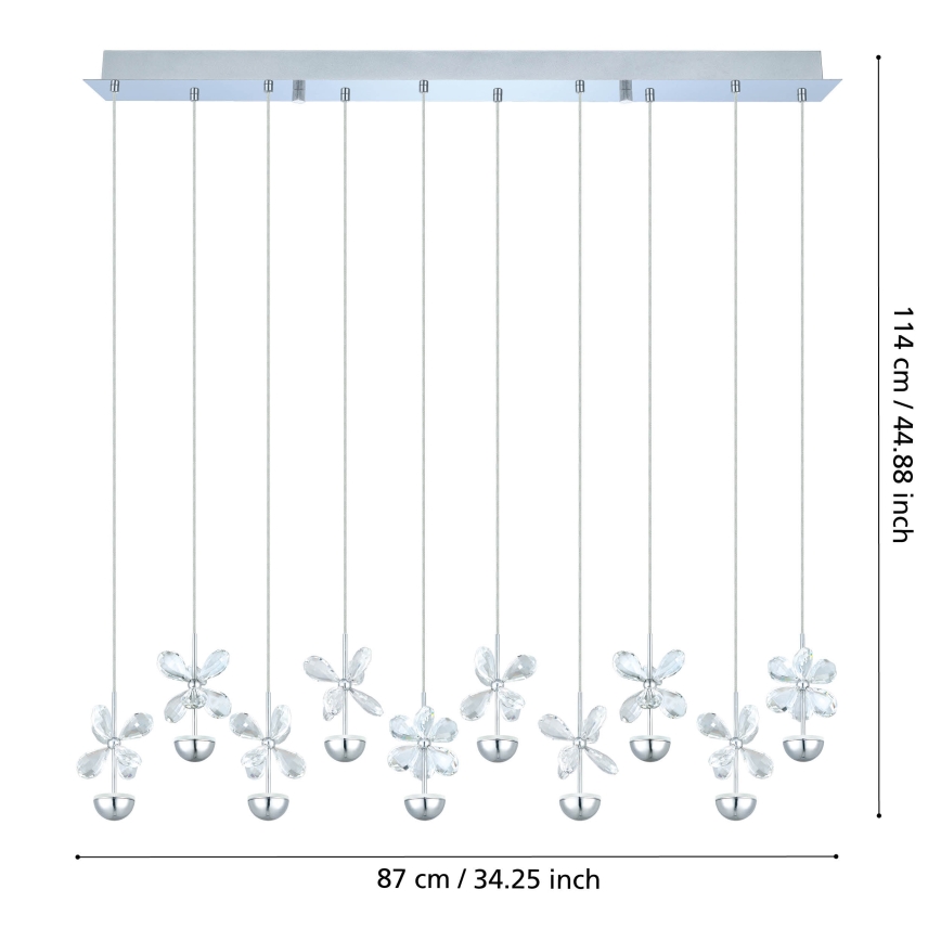 Eglo - LED liustra ant laido LED/25W/230V