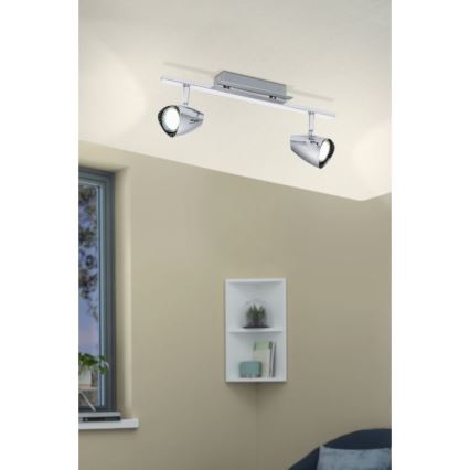 Eglo - Akcentinis LED šviestuvas 2xGU10/3W/230V