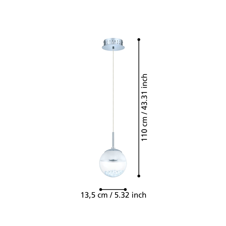 Eglo - Pakabinamas LED šviestuvas LED/5W/230V