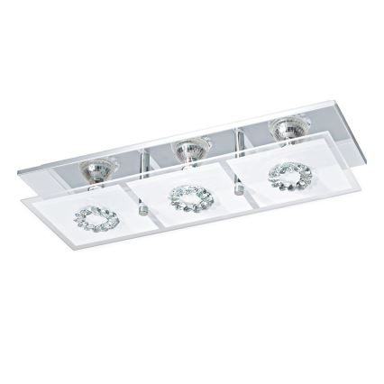 Eglo 93782 - Lubinis LED šviestuvas RONCATO 3xGU10/3W/230V