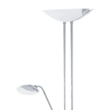 Eglo - LED pritemdomas toršeras LED/20W + LED/2,5W blizgus chromas