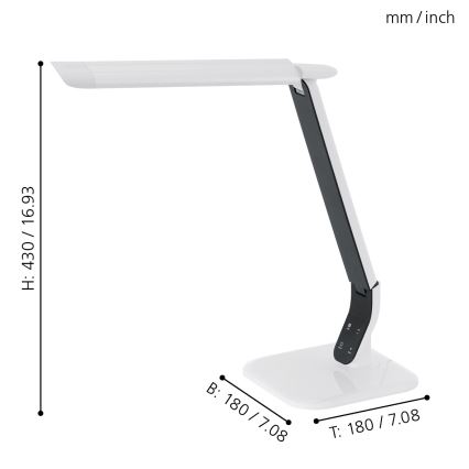 Eglo - Pritemdoma LED lempa LED/6W/230V