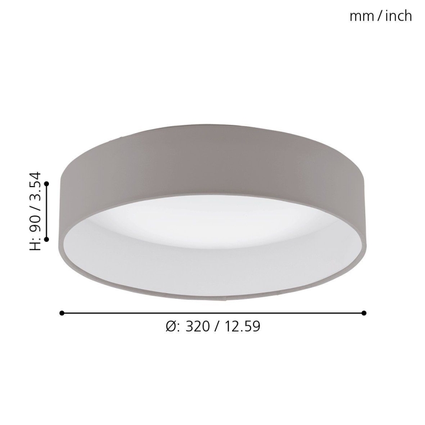 Eglo - Lubinis LED šviestuvas LED/12W/230V