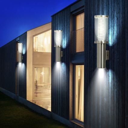 Eglo 94095 - LED lauko sieninis šviestuvas TRONO 2xGU10/5W/230V IP44