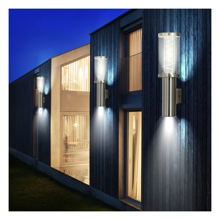 Eglo 94095 - LED lauko sieninis šviestuvas TRONO 2xGU10/5W/230V IP44