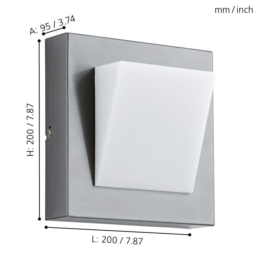 Eglo 94114 - LED lauko šviestuvas GALARY 1 LED/3,7W/230V IP44