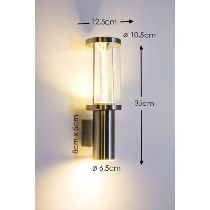 Eglo - LED lauko šviestuvas 1xGU10/3W + LED/3,7W