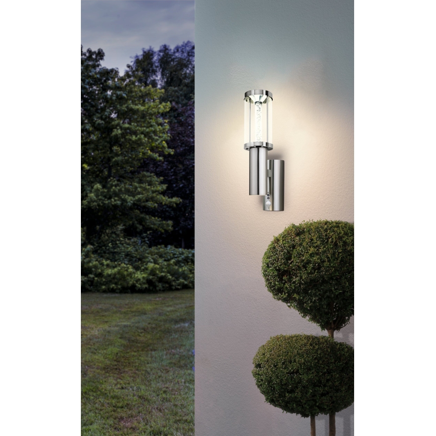 Eglo - LED lauko šviestuvas su jutikliu 1xGU10/3W + 1xLED/3.7W